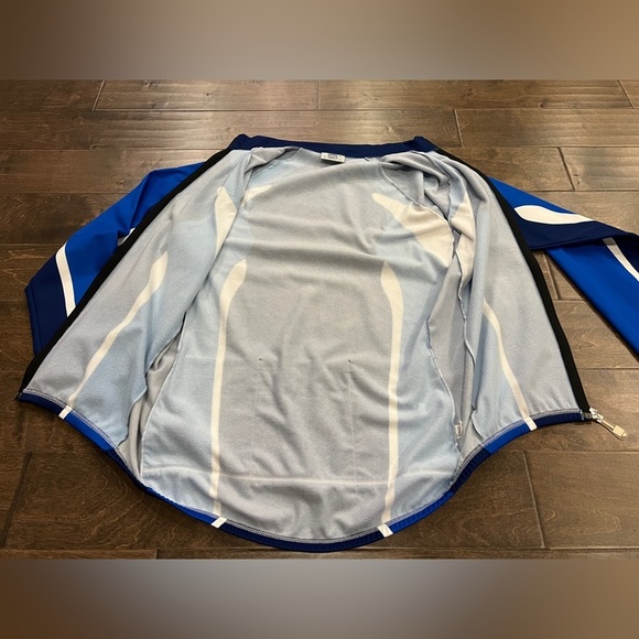 SMS Santini Mens Blue White Full Zip Cycling Jersey Size 4XL 56. - Picture 5 of 10